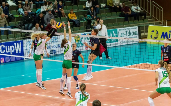 Odessa Ukrayna Kasım 2018 2019 Cev Voleybol Cup Kadınlar Finali — Stok fotoğraf