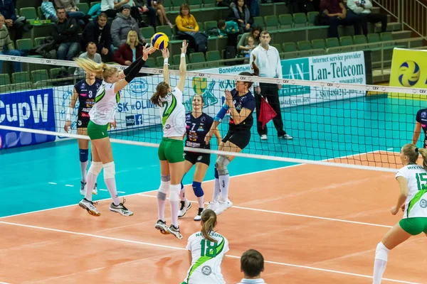 Odessa Ukrayna Kasım 2018 2019 Cev Voleybol Cup Kadınlar Finali — Stok fotoğraf