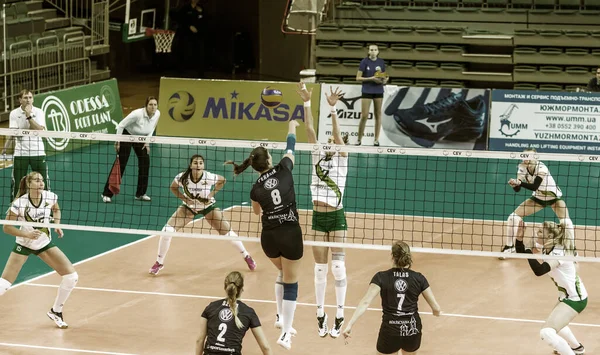 Odessa Ukraine November 2018 Cev Volleyball Cup 2019 Frauen Achtelfinale — Stockfoto