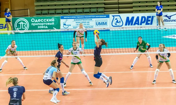 Odessa Ukraine November 2018 Cev Volleyball Cup 2019 Frauen Achtelfinale — Stockfoto