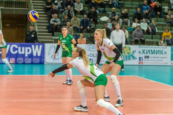 Odessa Ucrania Noviembre 2018 2019 Cev Voleibol Cup Mujeres 16ª — Foto de Stock