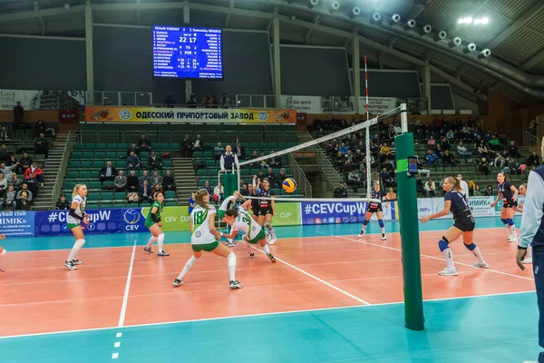 Odessa Ukraine November 2018 2019 Cev Volleyball Cup Women 16Th — Stock Photo, Image