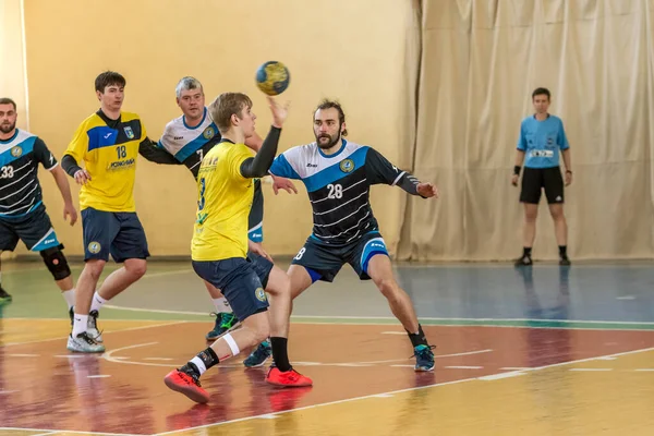 Odessa Ukraine Abril 2019 Torneio Regional Handebol Masculino Jovens Jogam — Fotografia de Stock