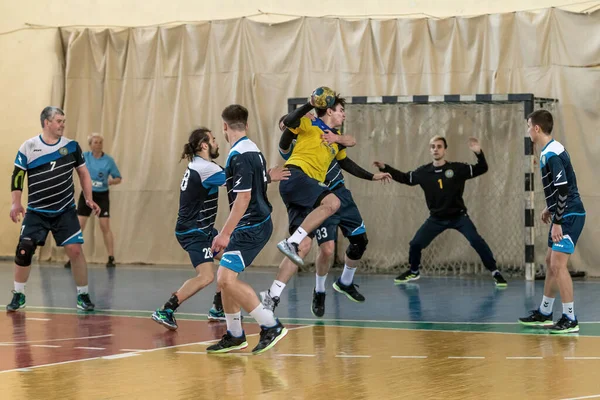 Odessa Ucrania Abril 2019 Torneo Regional Balonmano Masculino Los Jóvenes —  Fotos de Stock