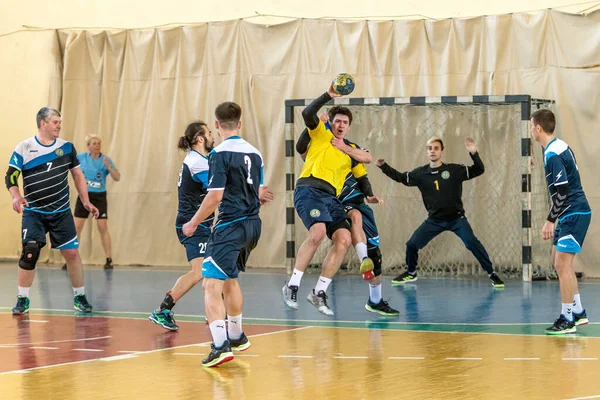 Odessa Ukraine April 2019 Handball Regionalturnier Der Männer Junge Jungs — Stockfoto