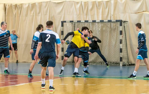 Odessa Ukraine April 2019 Regionaal Herenhandbaltoernooi Jonge Jongens Spelen Handbal — Stockfoto