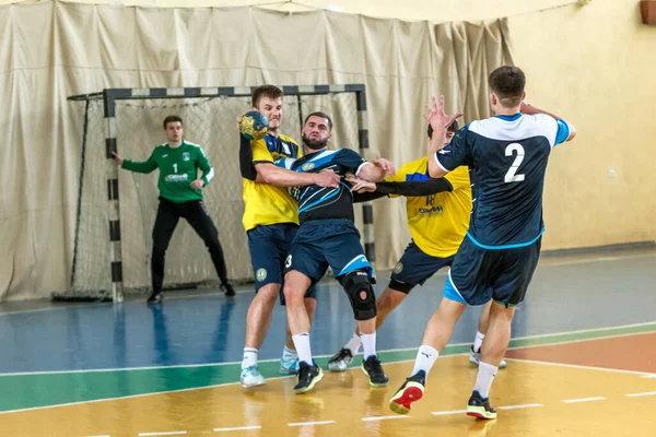 Odessa Ukraine April 2019 Regionaal Herenhandbaltoernooi Jonge Jongens Spelen Handbal — Stockfoto