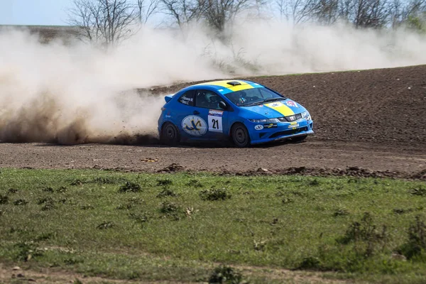 Odessa Ukraine April 2017 Traditional Rally Autocross Championship Racing Car — Stock Photo, Image