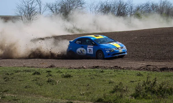 Odessa Ukraine April 2017 Traditional Rally Autocross Championship Racing Car — Stock Photo, Image