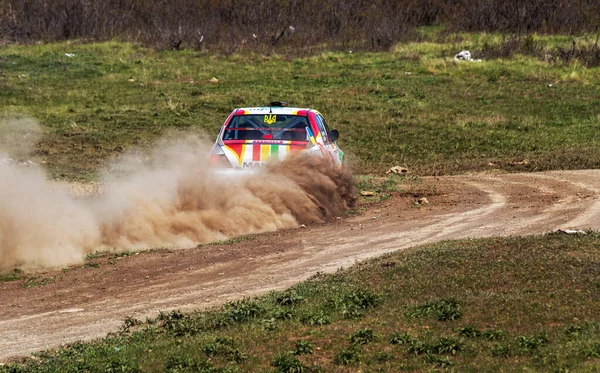 Odessa Ukraine Avril 2017 Championnat Traditionnel Rallye Autocross Voiture Course — Photo