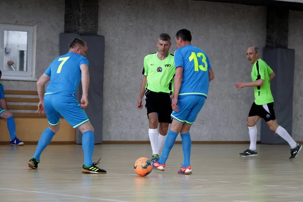 Odessa Ukraine May 2020 Cup Playoff Match Match Futsal Veterans — Stock Photo, Image