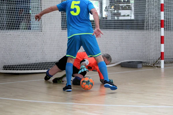 Odessa Ukrajna Május 2020 Kupa Rájátszás Mérkőzés Futsal Között Veteránok — Stock Fotó