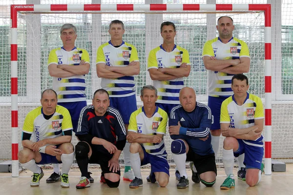 Odessa Ukraina Maja 2020 Mecz Play Cup Futsalu Wśród Weteranów — Zdjęcie stockowe