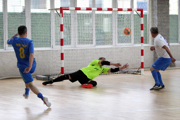 Odessa Ucrania Mayo 2020 Partido Copa Playoffs Futsal Entre Veteranos —  Fotos de Stock