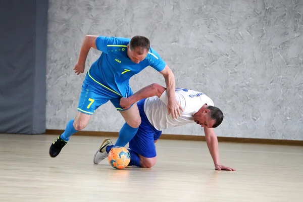 Odessa Ucrânia Maio 2020 Partida Playoff Copa Futsal Entre Veteranos — Fotografia de Stock