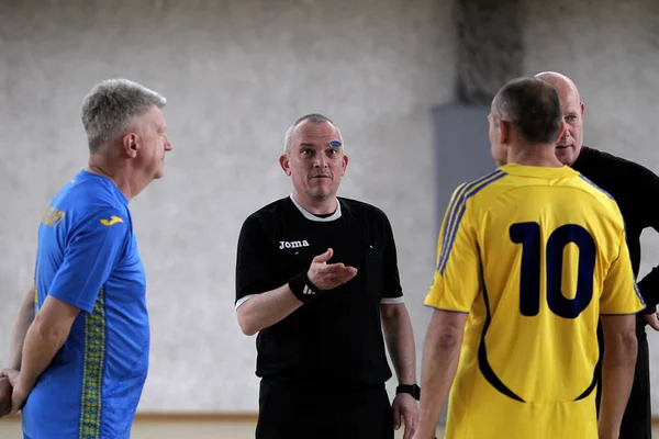 Odessa Ukraine Mai 2020 Cup Playoff Spiel Futsal Unter Veteranen — Stockfoto