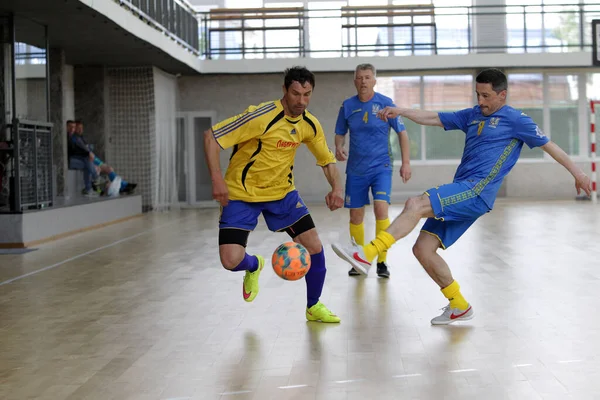 Odessa Ucrania Mayo 2020 Partido Copa Playoffs Futsal Entre Veteranos — Foto de Stock