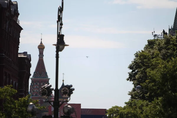 Moscow Russia June 2020 Victory Parade 伟大卫国战争的胜利日 庆祝战胜法西斯主义的胜利身着制服和携带军事装备的人参加游行 — 图库照片