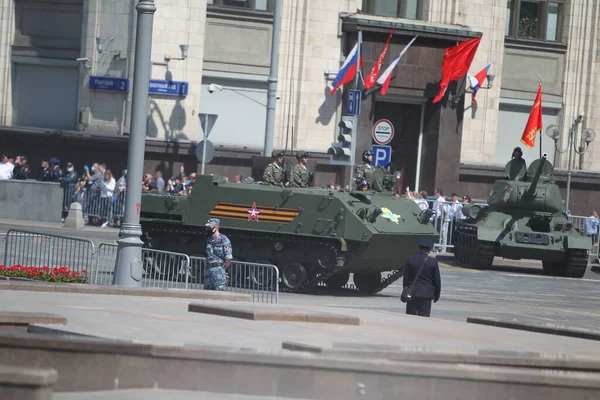 Moscú Rusia Junio 2020 Desfile Victoria Día Victoria Gran Guerra — Foto de Stock