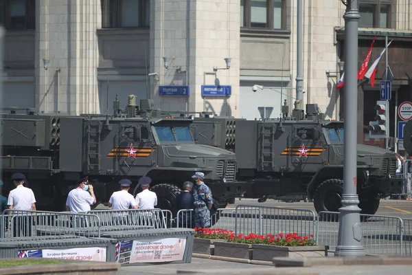 Moscú Rusia Junio 2020 Desfile Victoria Día Victoria Gran Guerra —  Fotos de Stock