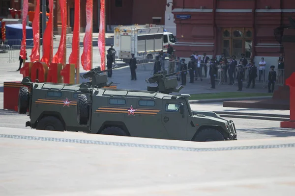 Moskva Rusko Června 2020 Vítězný Průvod Den Vítězství Velké Vlastenecké — Stock fotografie