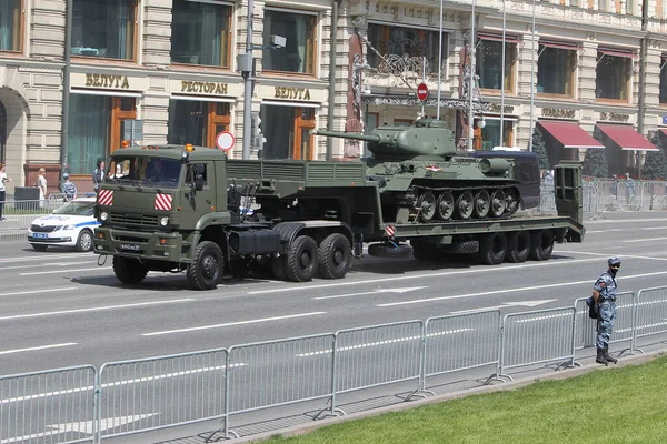 Moscú Rusia Junio 2020 Desfile Victoria Día Victoria Gran Guerra — Foto de Stock