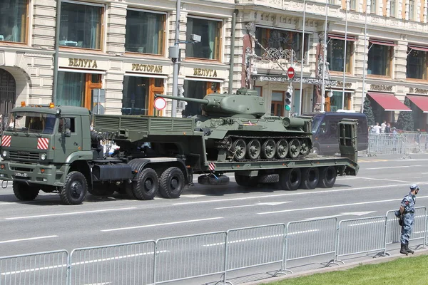 Moscú Rusia Junio 2020 Desfile Victoria Día Victoria Gran Guerra — Foto de Stock