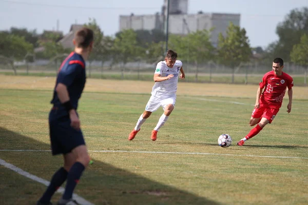 Odessa Ukraine Vecht Van Eerste Competitie Voetbalclubs Het Oekraïense Kampioenschap — Stockfoto