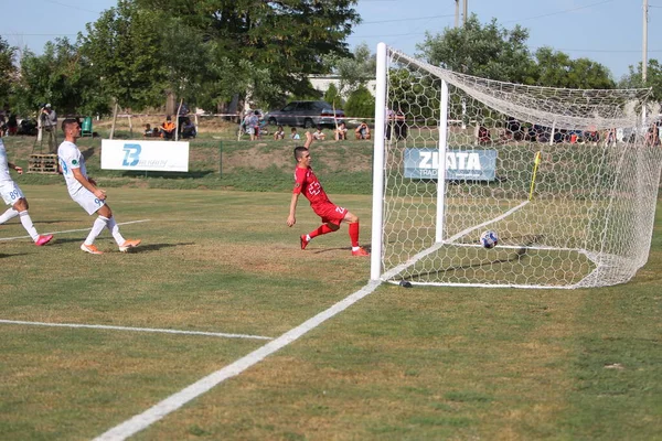 Odessa Ukraine Fight First League Football Clubs Ukrainian Championship Balkany — Stock Photo, Image