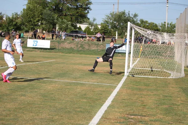 Odessa Ukraine Fight First League Football Club Ukrainian Championship Balkany — Zdjęcie stockowe