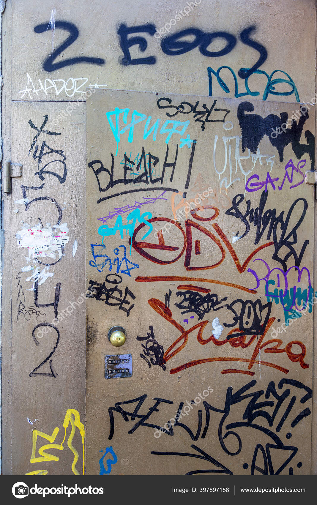 Graffiti Tags On Walls