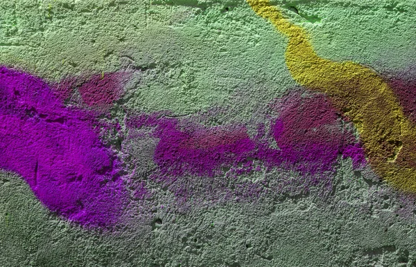 具有创意背景的城市墙上笔触的抽象背景 漂亮的街头艺术涂鸦 范德尔 流氓把墙弄脏了 城墙上流行色彩的抽象创造性绘画 — 图库照片