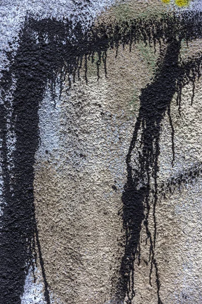 Современная Культовая Городская Культура Граффити Тегами Стена Украшена Абстрактными Рисунками — стоковое фото