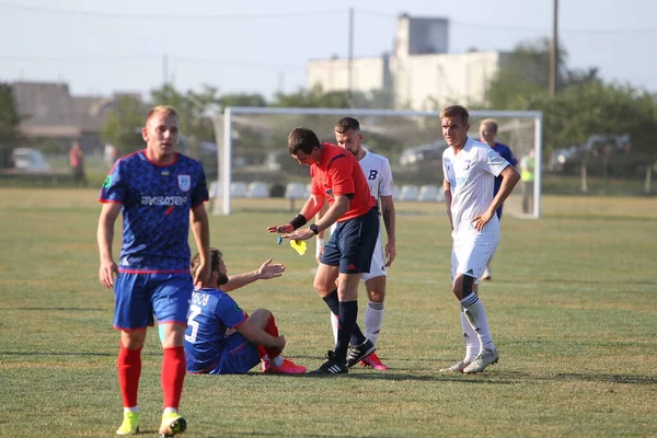 Odessa Ukraine 2020 Vecht Van Voetbalclubs Van Eerste Klasse Het — Stockfoto