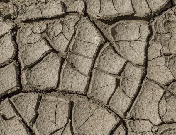 Dry deep cracks of the desert. World water scarcity on the planet. Global warming and greenhouse effect concept. Drought cracked earth climate change