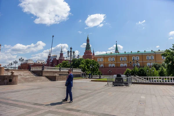 Moscú Rusia Junio 2020 Joven Oficial Servicio Especial Rusia Fsb —  Fotos de Stock