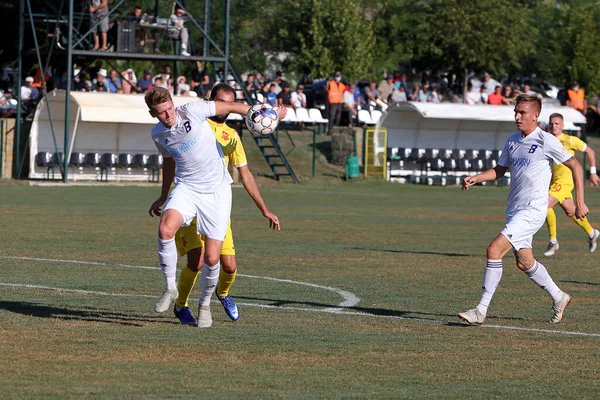 Odessa Ukraine Agosto 2020 Campeonato Ucraniano Futebol Entre Equipes Primeira — Fotografia de Stock