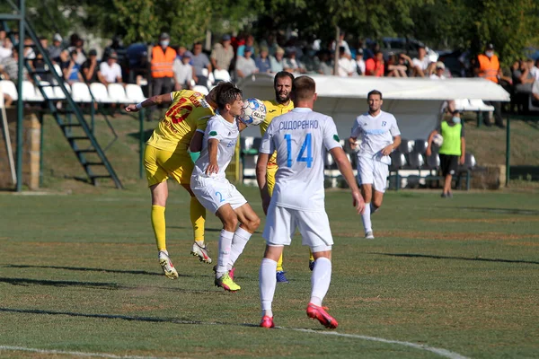 Odessa Ukraine August 2020 Ukrainian Football Championship Teams First League — 图库照片