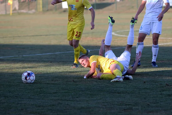 Odessa Ukraine Agosto 2020 Campeonato Ucraniano Futebol Entre Equipes Primeira — Fotografia de Stock