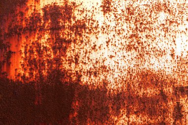 Grunge paslı metal dokusu, pas ve oksitlenmiş metal arka plan. Eski metal panel. Büyük Paslı arkaplan - metin veya yaratıcı resimler ve tasarımlar için mükemmel