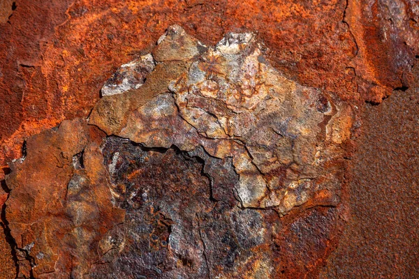 Grunge Rusty Metal Texture Rust Oxidized Metal Background Old Metal — Stock Photo, Image