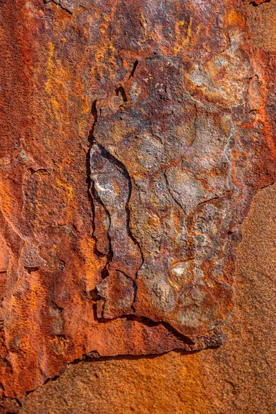 Grunge Rusty Metal Texture Rust Oxidized Metal Background Old Metal — Stock Photo, Image