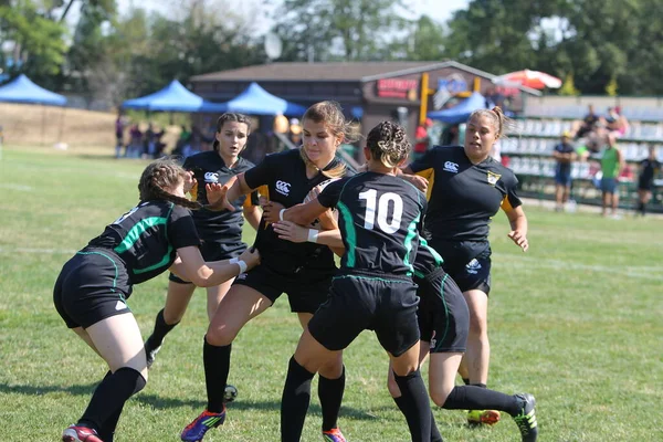 Odessa Ucrânia Agosto 2020 Copa Ucrânia Entre Equipes Rugby Feminino — Fotografia de Stock