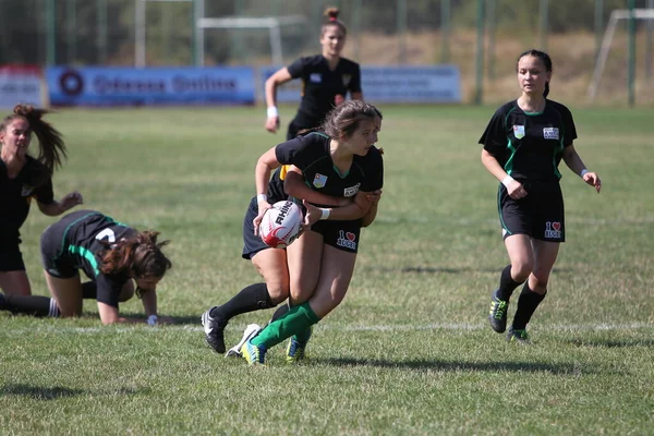 Odessa Oekraïne Augustus 2020 Oekraïense Cup Onder Vrouwen Rugby Teams — Stockfoto