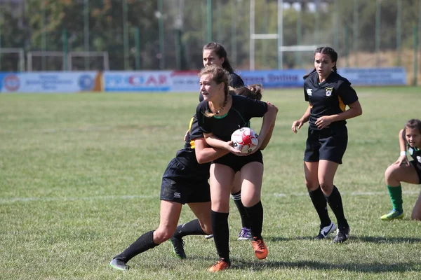 Odessa Ucrania Agosto 2020 Copa Ucrania Entre Equipos Femeninos Rugby —  Fotos de Stock