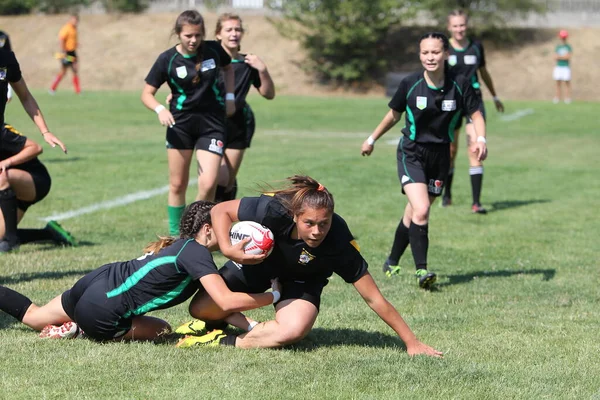 Odessa Ukraina Sierpnia 2020 Puchar Ukrainy Wśród Kobiet Drużyny Rugby — Zdjęcie stockowe