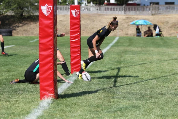 Odessa Ucraina Agosto 2020 Coppa Ucraina Tra Squadre Rugby Femminili — Foto Stock