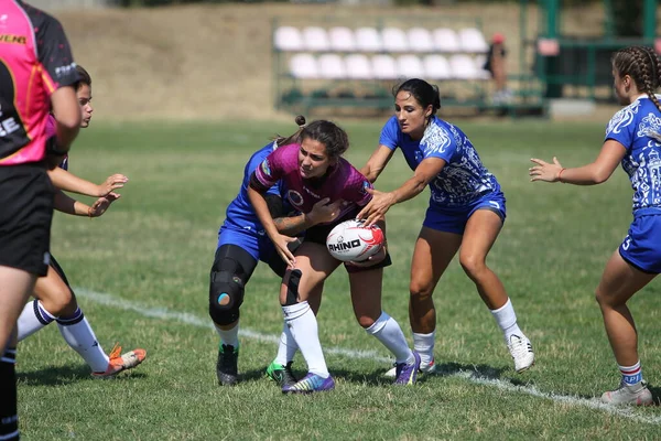 Odessa Ukraina Sierpnia 2020 Puchar Ukrainy Wśród Kobiet Drużyny Rugby — Zdjęcie stockowe