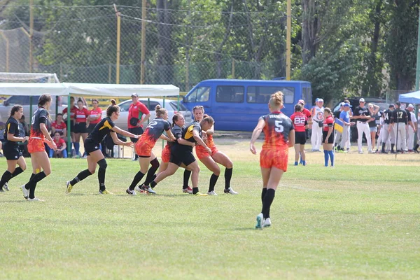 Odessa Ukraine August 2020 Ukrainian Cup Women Rugby Teams Odessa — Stock Photo, Image