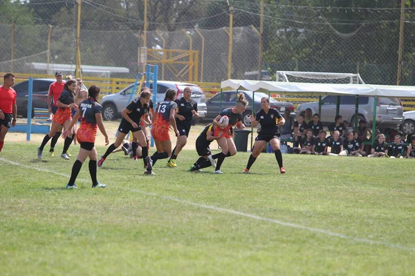 Odessa Ucrania Agosto 2020 Copa Ucrania Entre Equipos Femeninos Rugby — Foto de Stock